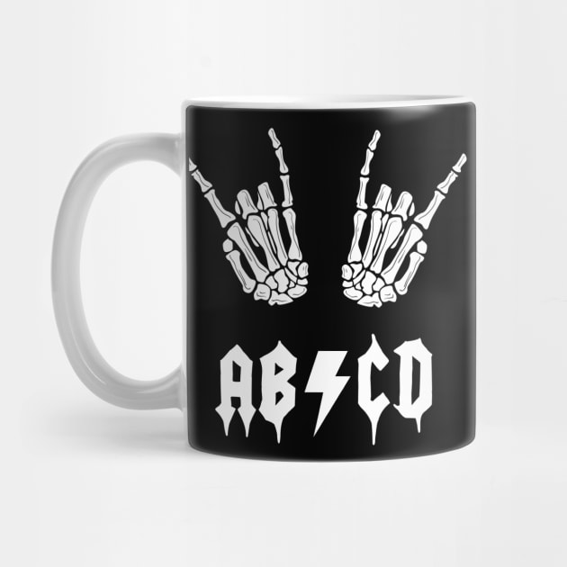 ABCD Rock & Roll Skeleton by Myartstor 